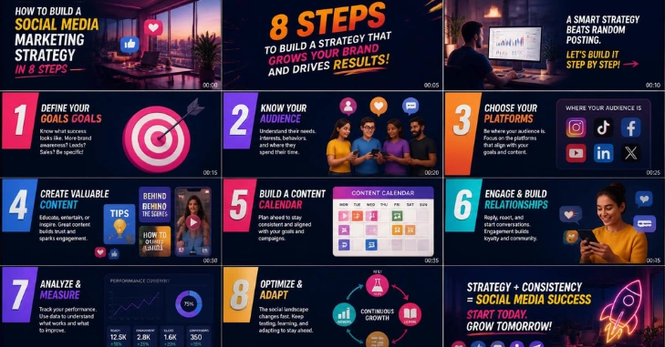 How to Build a Social Media Marketing Strategy in 8 How to Build a Social Media Marketing Strategy in 8 Steps